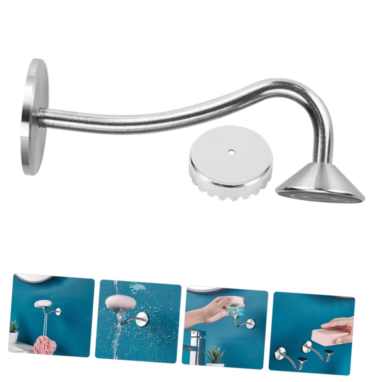 MAGICLULU 2pezzi Portasapone Inossidabile Per e Drenante Accessorio Facile Installare Per e