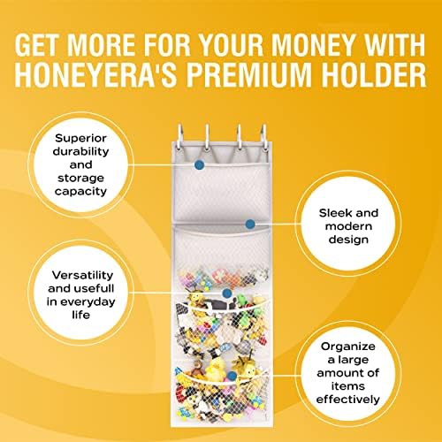 The Original Stuffed Animal Storage (Patent Pending) - Over Door Organizer for Stuffies, Baby Accessories, Toy Plush Storage/Hammock Hanging Storage Net Big Girls Toddler Large Bag Animals 6 51VwE9qlSWL. AC