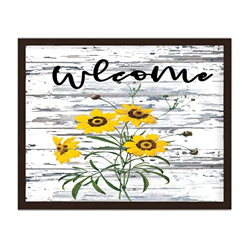 Plaque en bois de qualité supérieure Tournesol design élégant et finitions farmhouse