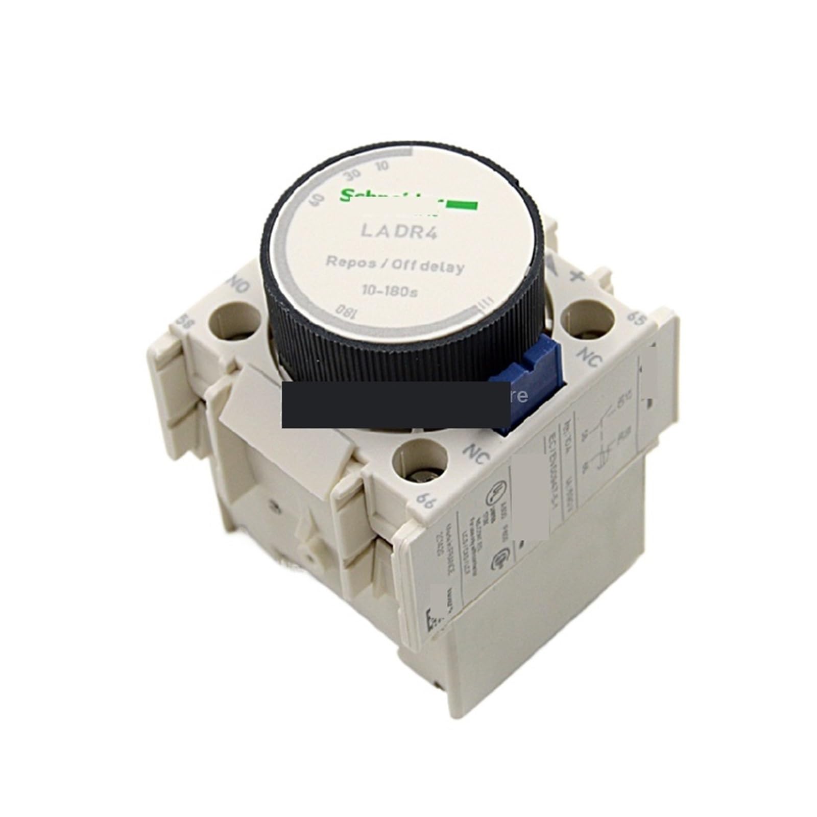 Contactor Retardo de Apagado LADR4 10-180S Solución para Evitar Paradas Bruscas 1NO 1NC