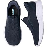 [STRDEOUT] 【立ったまま履けるスニーカー】スニーカー スリッポン メンズ レディース 紐なし 軽量 シューズ 通勤 夏 通気性 履きやすい 仕事 涼しい 蒸れな 脱ぎ履きしやすい ブルー