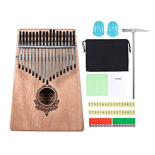 TREELF 17 touches Kalimba en bois – Instrument de musique – Cadeau pour les amateurs de kalimba et les débutants… - Les Beatles, Paul McCartney, John Lennon, RIngo Starr, George Harrison TREELF 17 touches Kalimba en bois - Instrument de musique - Cadeau pour les amateurs de kalimba et les débutants…
