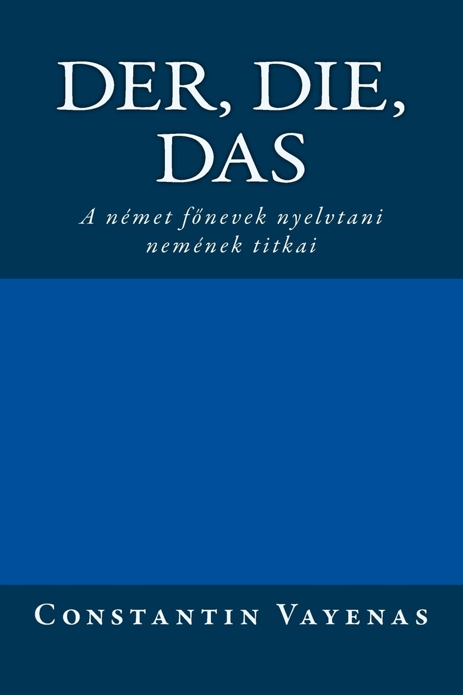 Der, Die, Das: The Secrets of German Gender (Hungarian translation)