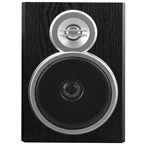Trexonic 3-Speed Turntable with CD Player, CD Recorder, Cassette Player, Wired Shelf Speakers, Fm Radio & CD/USB/SD Recording