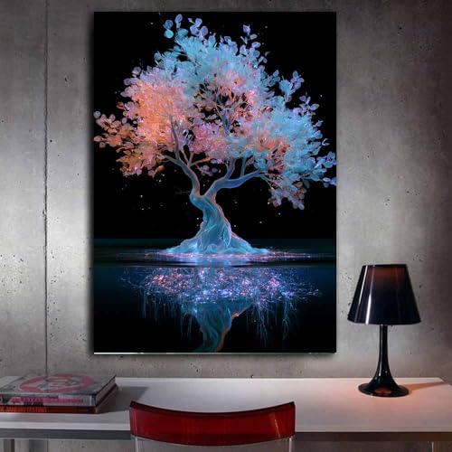 Toile décoration murale arbre de vie pour sublimer votre chambre - 3