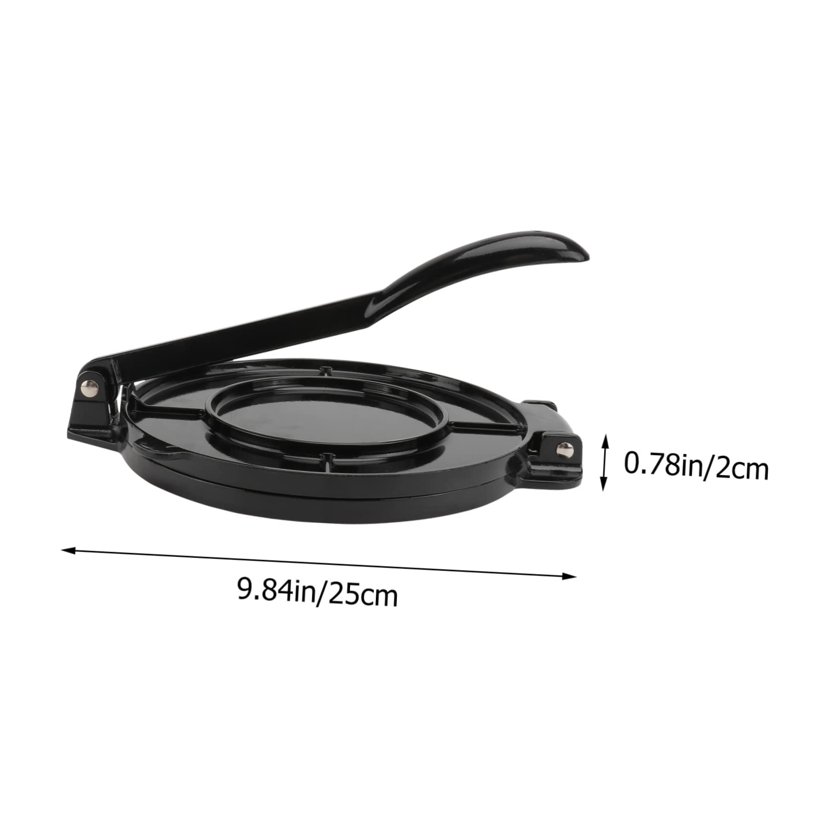 Garneck 1Pc Aluminum Alloy Tortilla Presser Dough Press Tool for Homemade Tortillas Kitchenware for Restaurants and Bakeries Easy to Use Tortilla Making Tool