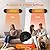 COSTWAY Carbon Infrared Patio Heater, Wall-Mounted Outdoor Heater with Remote Control, 60° Oscillation & Adjustable Height, IPX4 Waterproof Electric Space Heater for Indoor and Outdoor Use, 750W/1500W