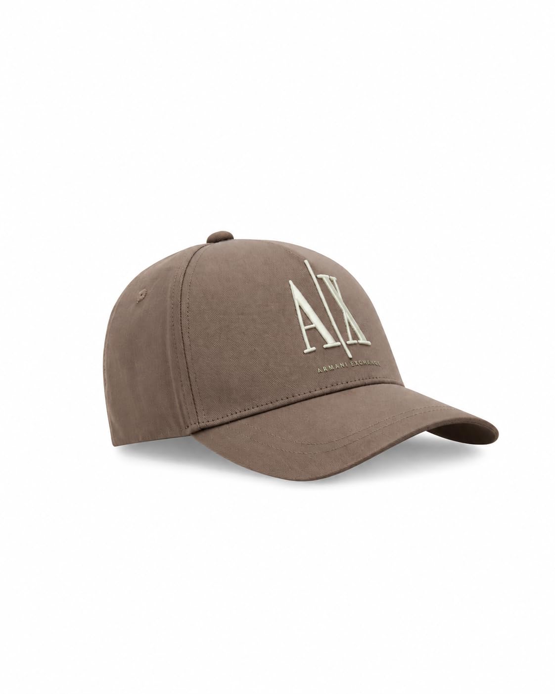 Armani Exchange Icon Logo Hat Cappellino da Baseball, Legno, Taglia Unica Uomo