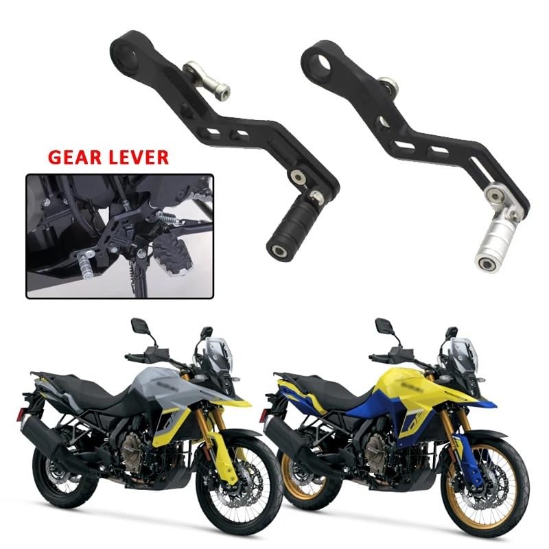 Pédale de changement de vitesse réglable évite la casse sur V-Strom 800DE