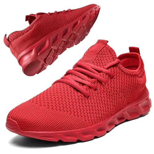 Image of Running Shoes for Men Womens Walking Slip On Tennis Sneakers | Comfortable Lightweight丨Breathable Mesh丨Gym丨Non Slip Sole丨Unisex Shoes丨 Athletic Workout Casual Fashion Sports
