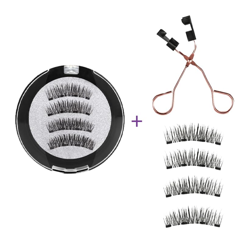 Miniatura 8 de Pestañas postizas, succión magnética, reutilizable, sin fragancia, 1 par, 24P