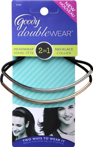 DoubleWear Goody Headwrap, 2 Count (Pack of 3)