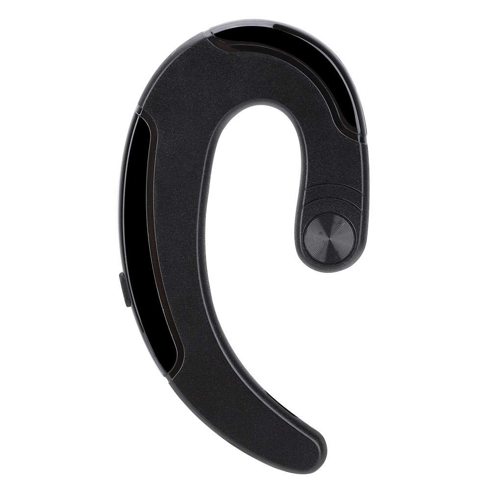 Bone Conduction Headphones, Bluetooth V4.2+EDR Sport Headset with Mic, Invisible Mini Hands-free BluetoothWaterproof Headset, Play Time 4-6 Hours(Black)