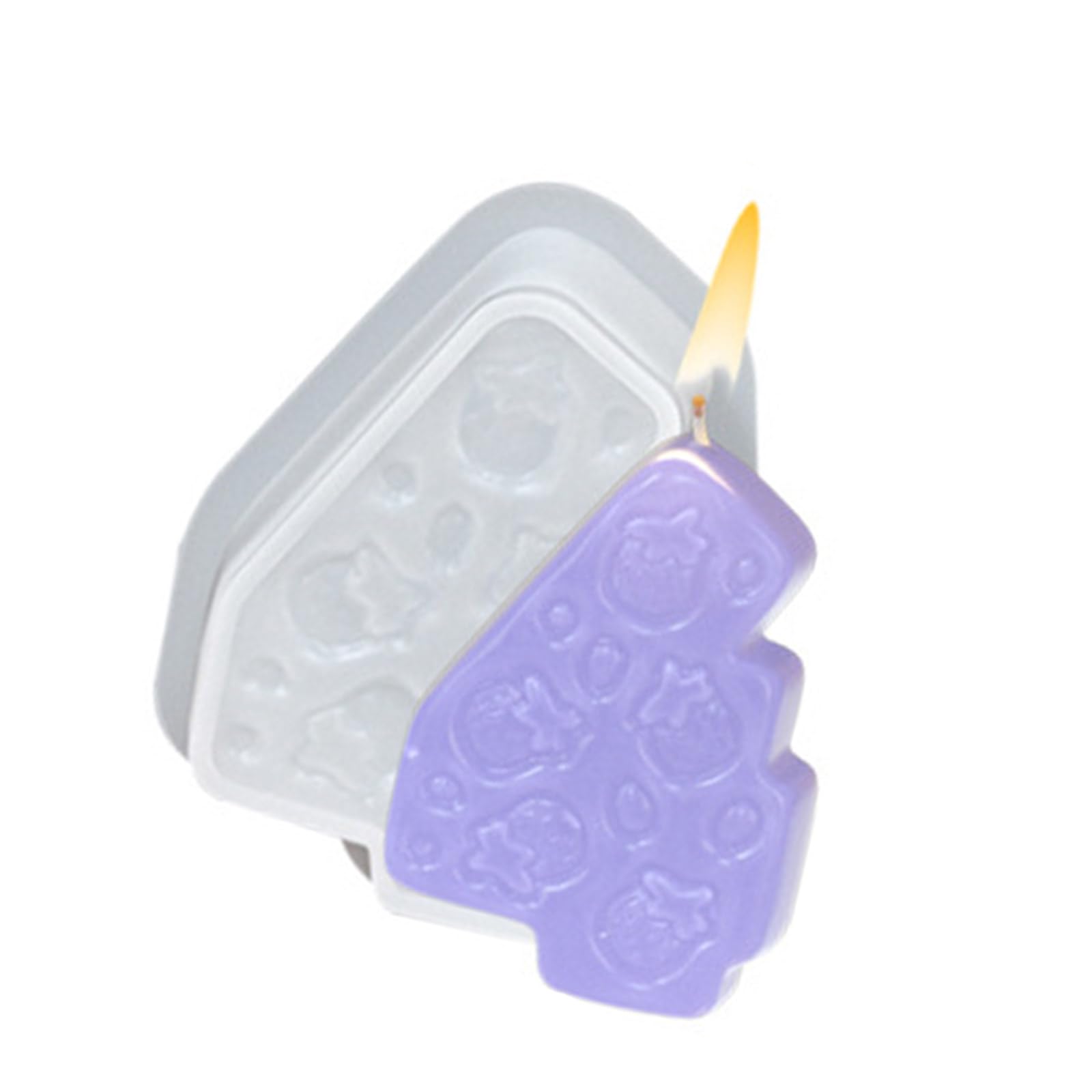 HZBB Strawberry Number Silicone Mold Cake Fondant Molds for Making Soap Chocolate Baking Tool Fruit Fondant Candless Molds