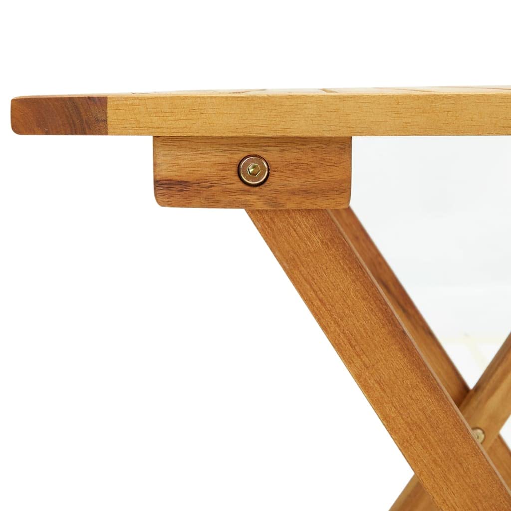 Table Basse Extérieur Jardin Bois Acacia Massif vidaXL