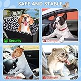 Wimypet 3-in-1 Dog Car Seat & Booster, 100% Waterproof Dog Car Bed with Safety Belt 68x57x33cm, Seat Protector for Medium Dogs, Convertible Cushion for Vehicle Back & Front Seats - Image 5