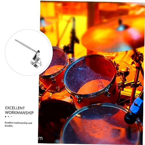 Totority Professional Cowbell Clamp para Percusión Soporte de Batería Fácil de Usar para Kits de Jazz y Accesorios de Instrumentos miniatura 2