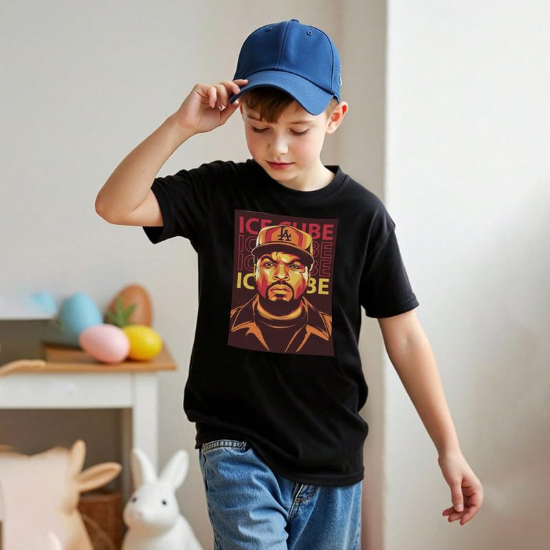 Baby Wear Round Neck Cotton Half Sleeved T-Shirt with Printed Graphics - Ice Cube2
