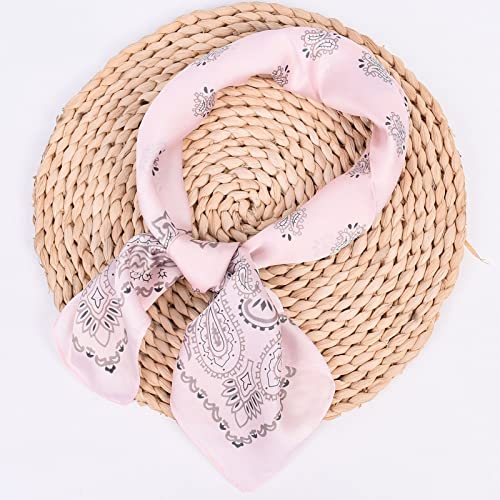 YOLAI Satin Head Scarf Silk Feeling Neck Scarves Hair Wrap For Sleeping Bandana Large Square Turban Headscarf2