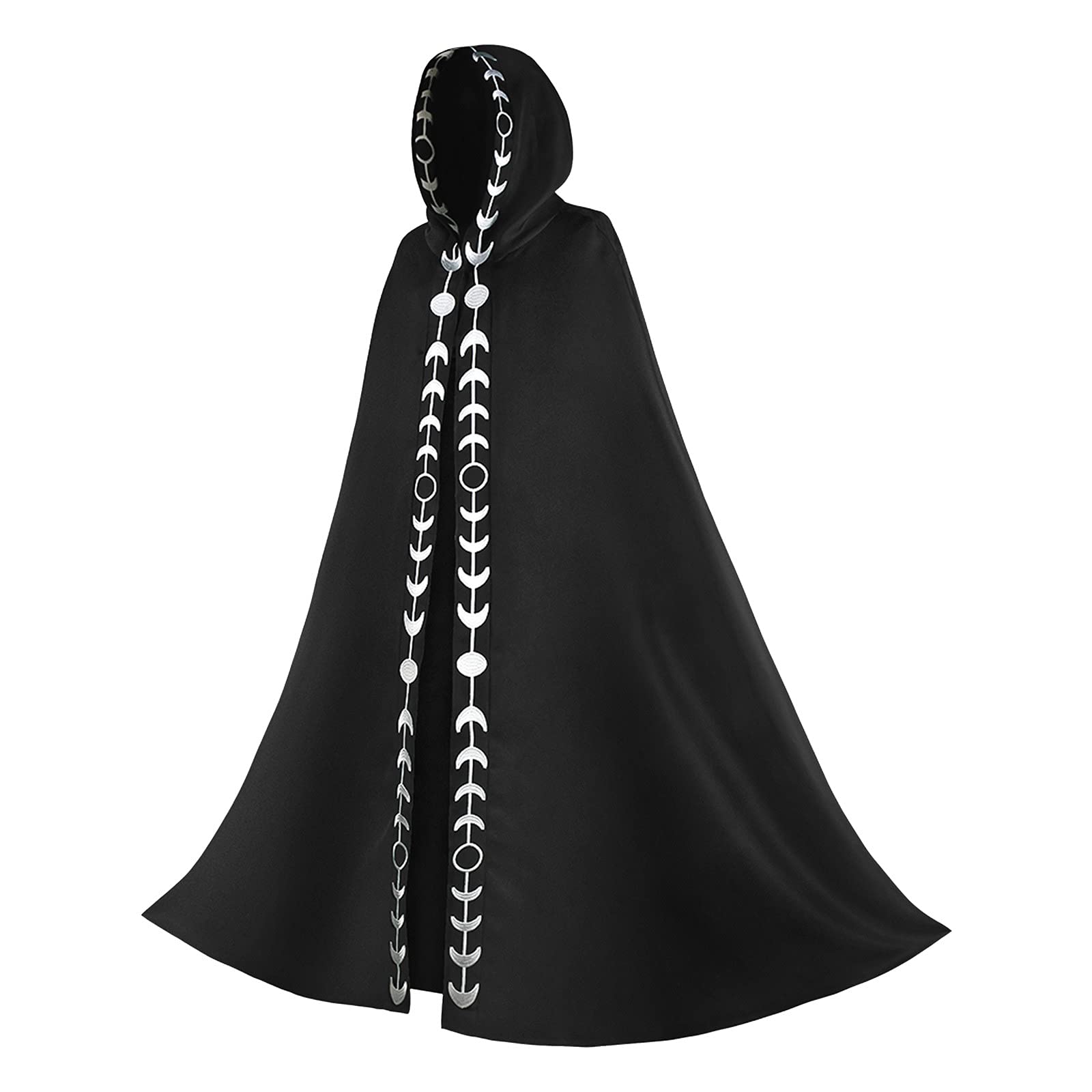 Cape Capuche Brodée Halloween Cosplay Unisexe
