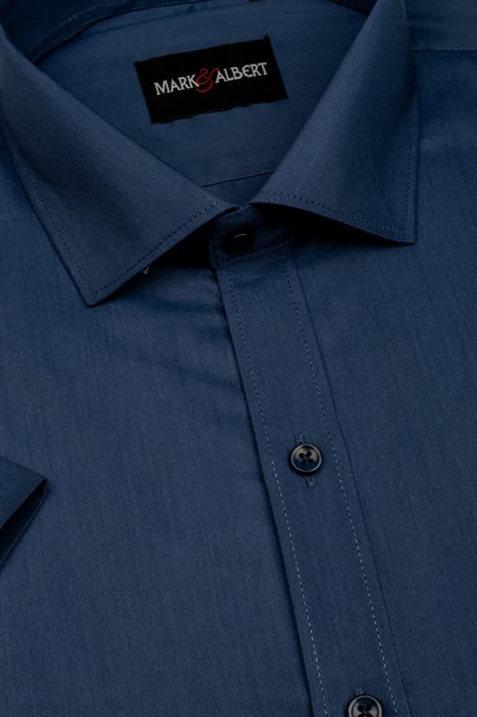Image of MARK & ALBERT Men's Half Sleeves Regular Shirt