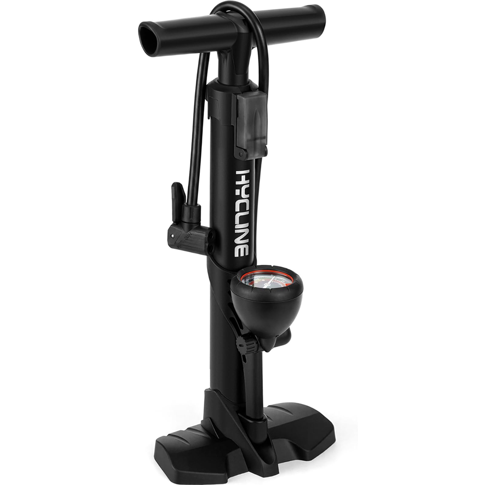 Hycline Bicycle Pump Durable Bike Floor Pump with Auto Dual Valve