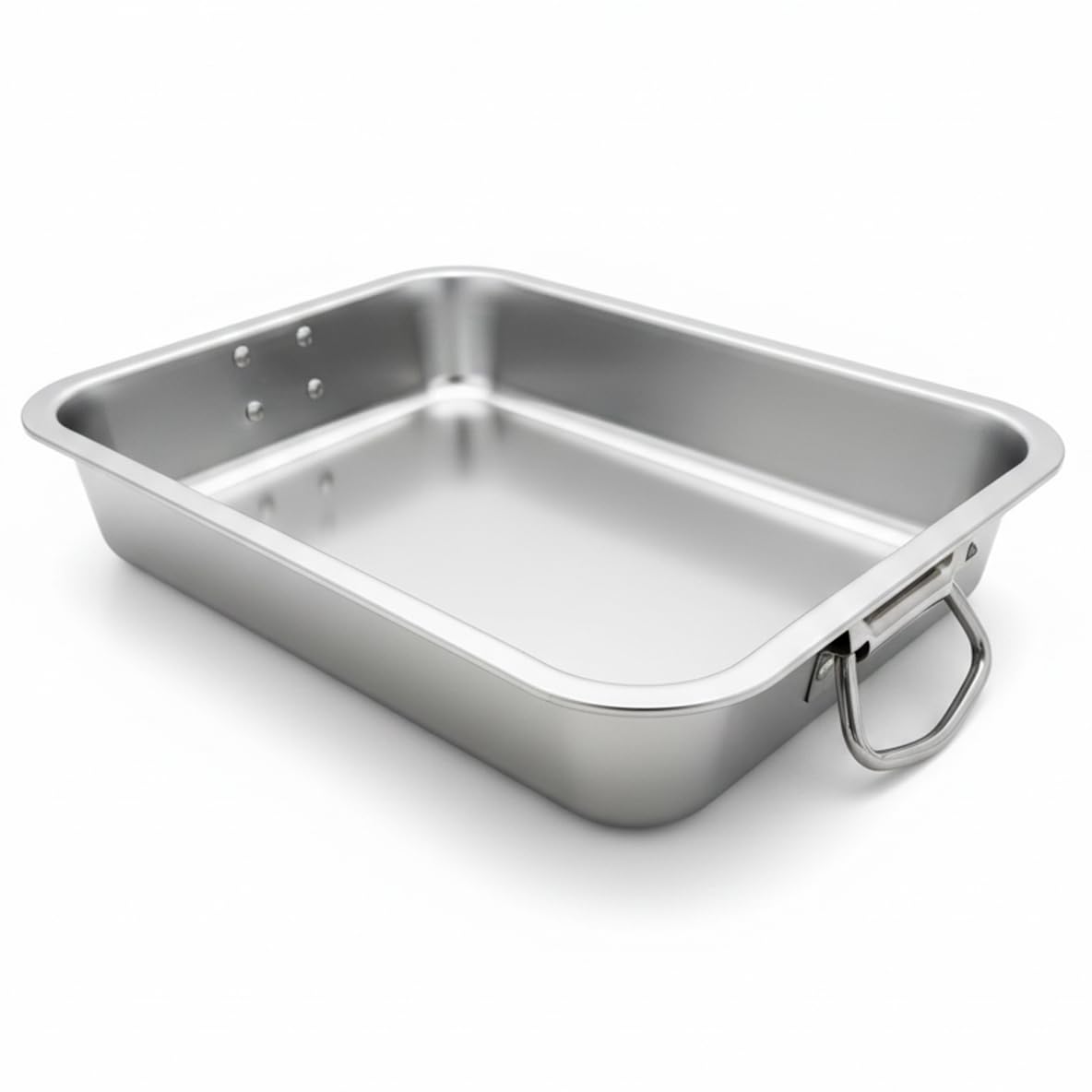 Rustidera de Horno con Asas - Bandeja Universal - Bandeja para Asar y Hornear - Fuentes de Horno - 40 cm