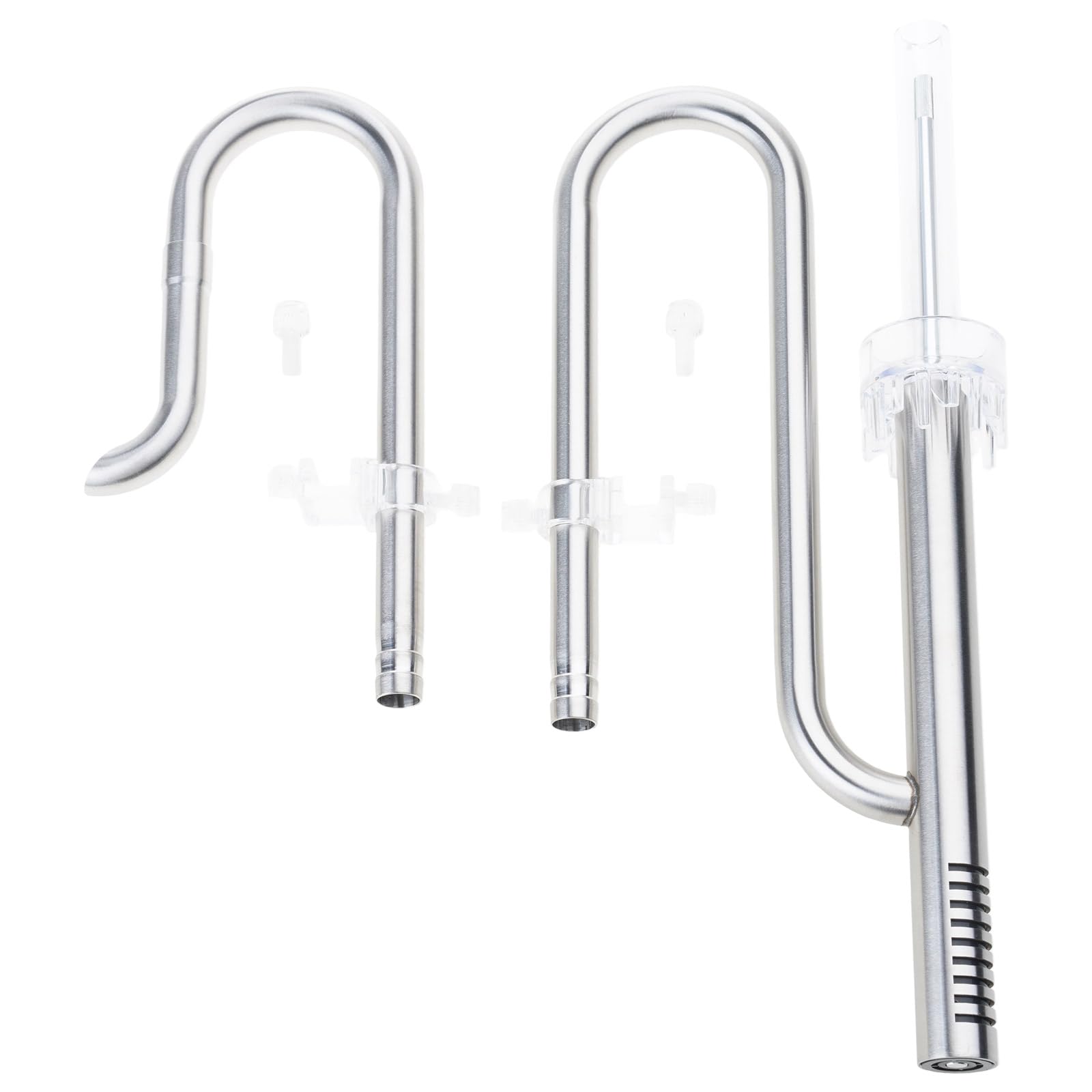 NEWFT Aquarium Fish for Filter Outflow Oil Film Remover Set Stainless Steel Tube with Skimmer