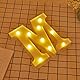LED Buchstaben MARRY ME - 3D Lampe Beleuchtete Buchstabe 22cm - Dekorations Nachtlicht Lampe MARRY ME - Warm Weiße Lichter für Hochzeit, Geburtstag, Party, Urlaub Haus Bar Weihnachtslampe