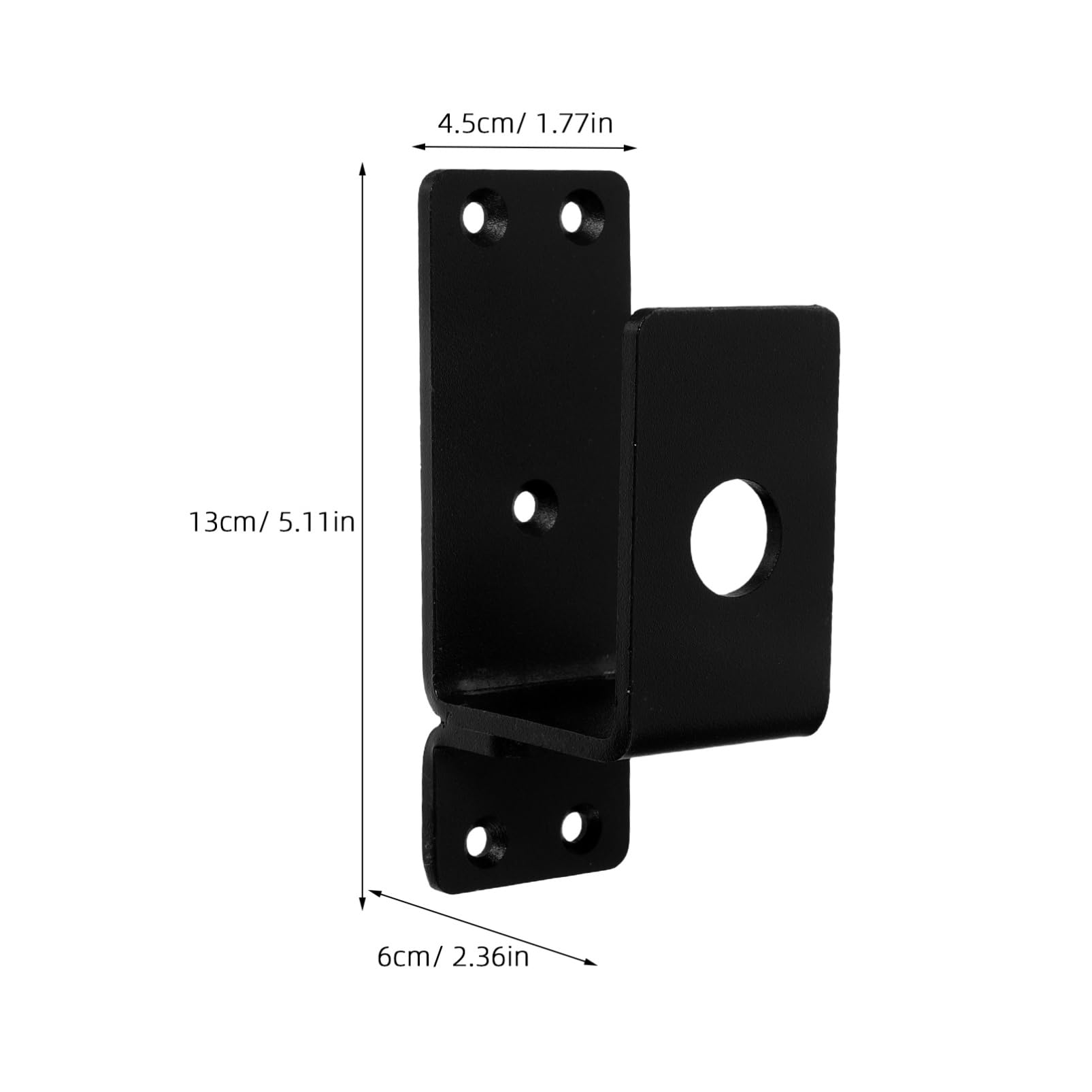 Anneome Robuste mit Kohlenstoffstahl Klammern aus Türbarricade U-förmigem Design Einfacher Montage für Wohnungssicherheit und Garagentorverstärkung