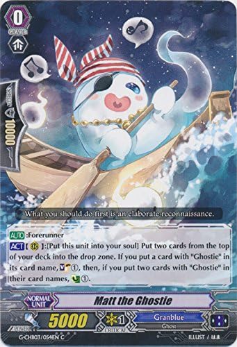 Bushiroad Matt The Ghostie - G-CHB03/054EN - C - G Carácter Booster 3: Laberinto Rummy bajo la luz de la luna