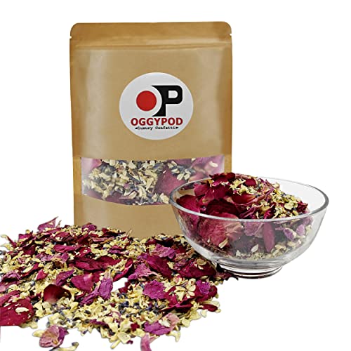 Natural 100% Biodegradable Confetti Wedding | 1 LITRE of Dried Flowers Confetti: Big Rose Petals and Mixed Petals | Eco-Friendly & 100% Biodegradable | Suitable for 10-12 Guests - Image 3