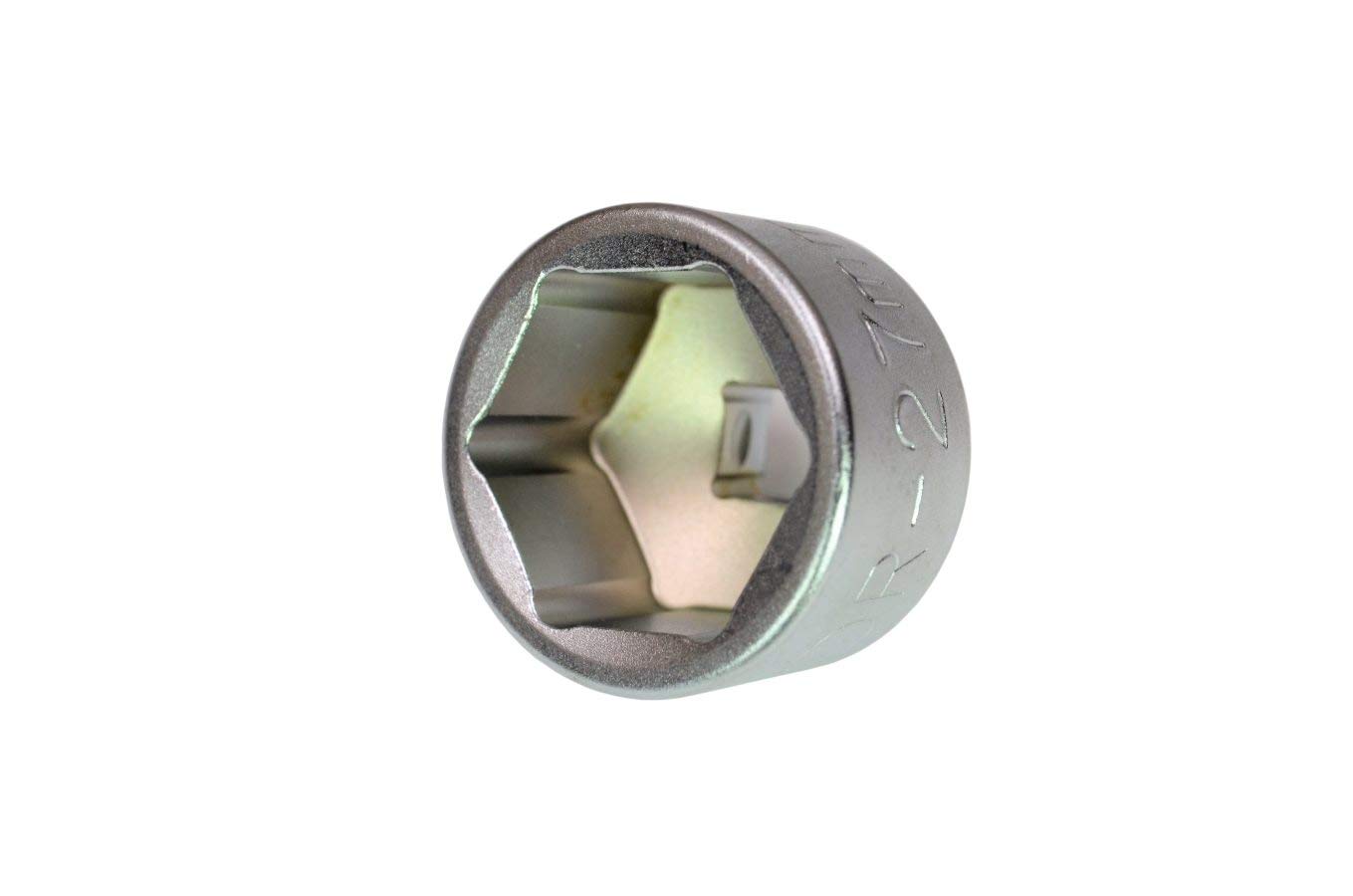 PT Auto Warehouse OFS-27MM - Low Profile Oil Filter Wrench Socket - 27mm