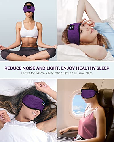 Musicozy Sleep Headphones Bluetooth 5.2 Headband Headphones Super Soft & Breathable, Wireless Sleeping Eye Mask Earbuds Earphones For Side Sleepers Mom Women Cool Tech Gadgets Mothers Day Gifts #TOP6
