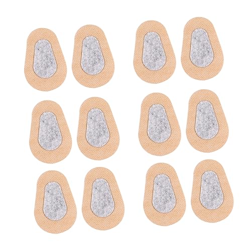 CALLARON Almohadillas Transpirables para Ojos 6 Pares 7.5x5 Cm Elásticas para Cuidado de Heridas Piel Sensible Uso Diario Portátil