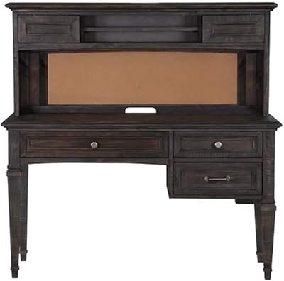 Mango Wood Qulin Study Desk Table for Home and Office | Brown Finish
