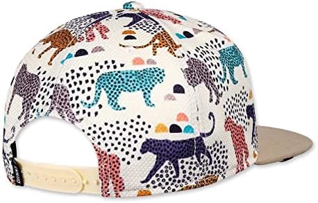 Djinns baseball caps 6 panels straight visor snapback closure hat cap patch, beige, One size : Djinns
