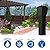 Patio Heater Covers with Zipper and Storage Bag,Waterproof,Dustproof,Wind-Resistant,Sunlight-Resistant,Snow-Resistant,Gas Heater Cover for Outdoor Garden Patio Yard