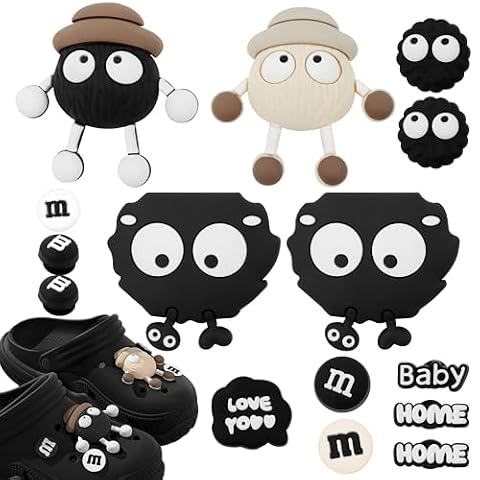 Akcesoria 3D Crocs Charms do Butów - Urocze Ozdoby z PVC DIY Guziki Broszki Dekoracja
