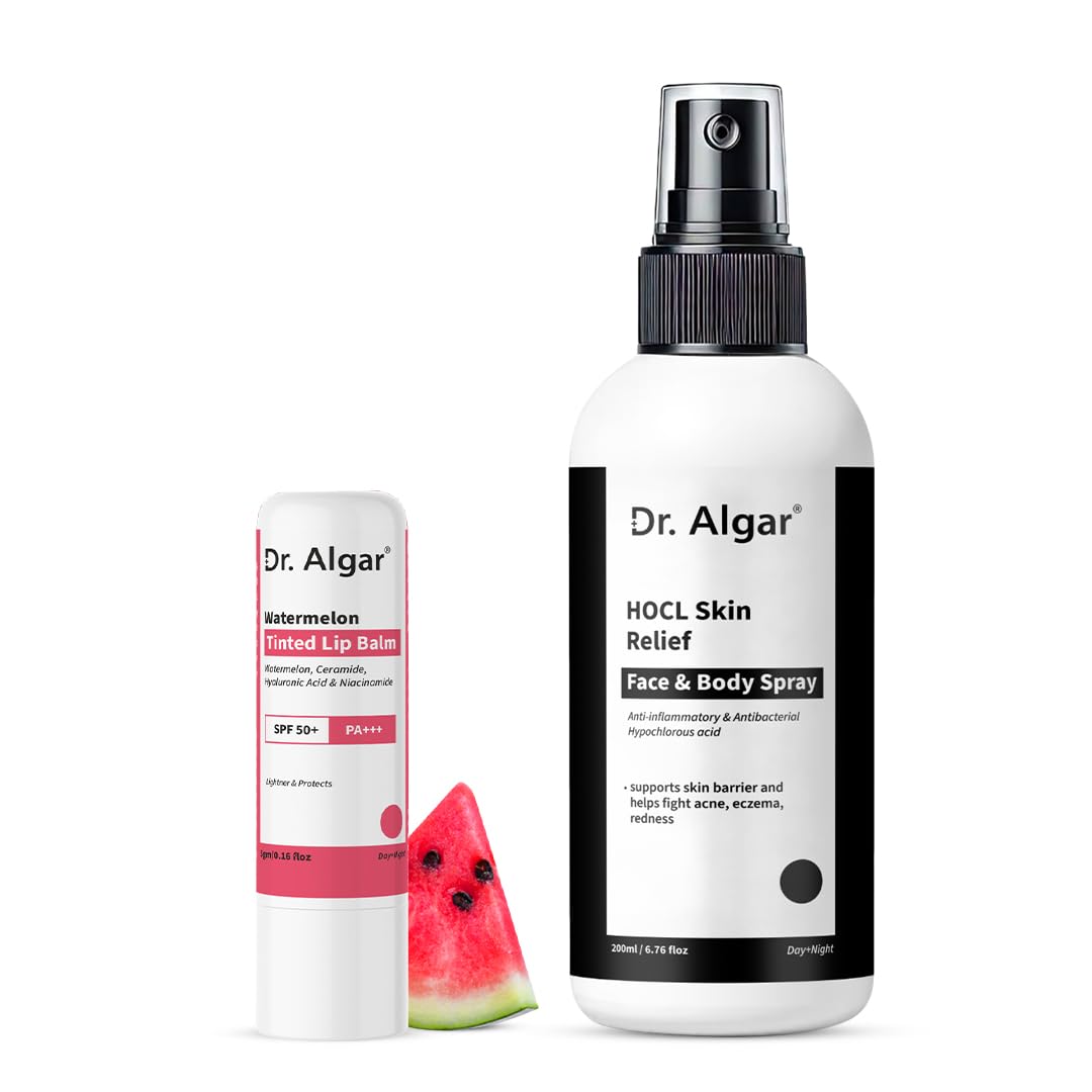 Watermelon Lip Balm and HOCL Spray, Hydrating Lip Care and Skin Protection Combo, 200g-image-39