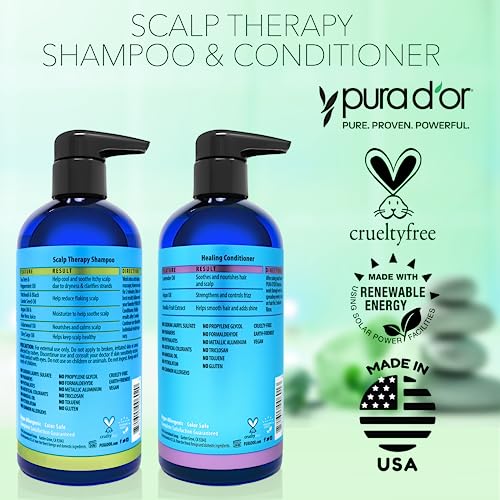 Pura D'Or 623 Scalp Therapy Shampoo & Conditioner Set (16Oz X 2) Dry thumb #5