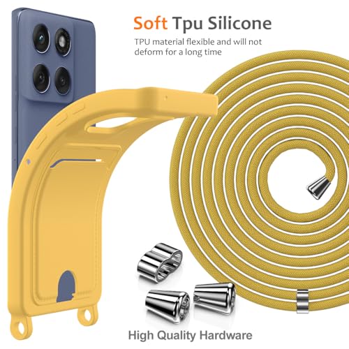 Coque silicone Samsung Galaxy A15 élégante avec cordon de transport - 4
