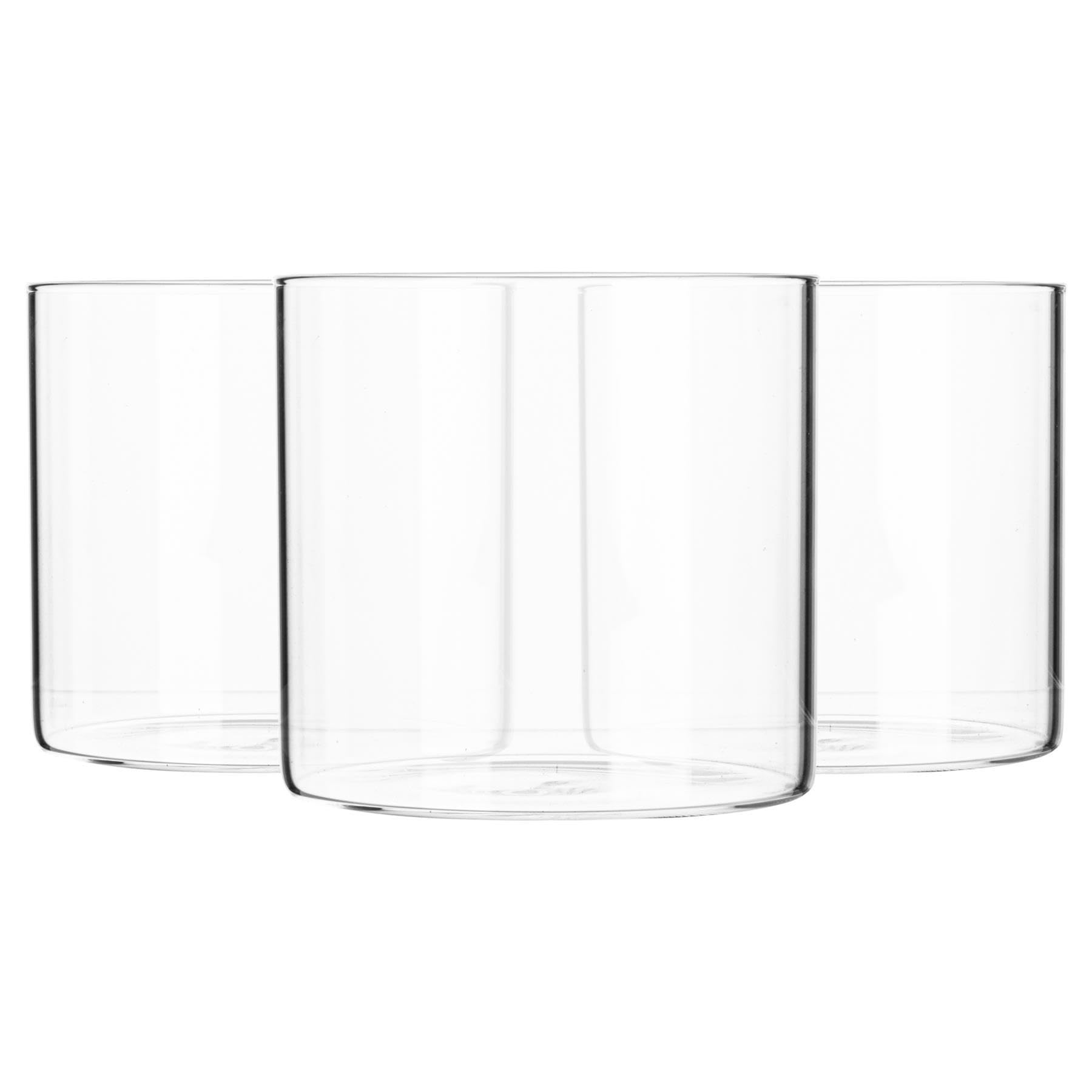 Argon Tableware Scandi Storage Jars - 550ml - 6 Pack - Kitchen Utensils Cutlery Pot Bathroom Aromatherapy Storage No Lid Open Container Glass Jar
