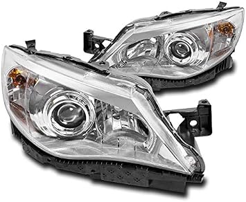 Projector Chrome Headlights Headlamps For 2008-2011 Subaru Impreza