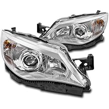 Projector Chrome Headlights Headlamps For 2008-2011 Subaru Impreza