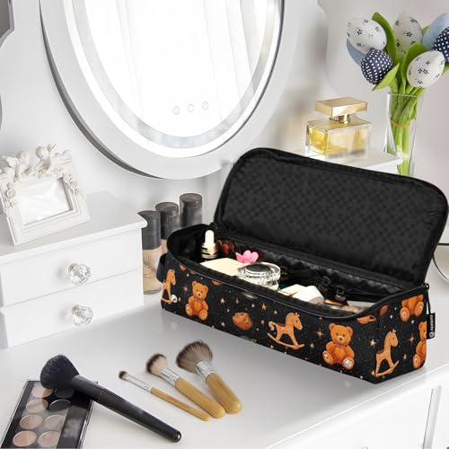 Toy Galaxy Black Hot Hair Tools Travel Bag para planchas, rizadores y organizador de viaje de herramientas para el cabello miniatura 7