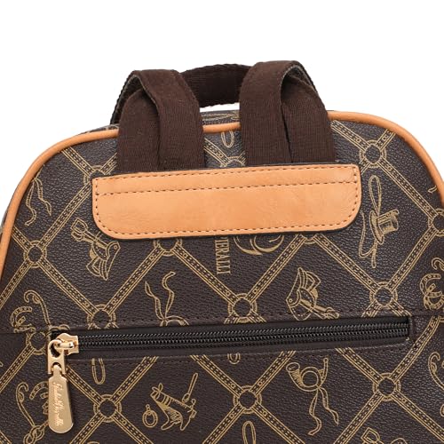 Image of MKP COLLECTION Women's Fashion Backpack Purse - Anti-Scratch Faux Leather Travel Bag with Multi-Pocket Organizer, Designer Pattern Top-Handle Satchel for Shopping and Daily Use