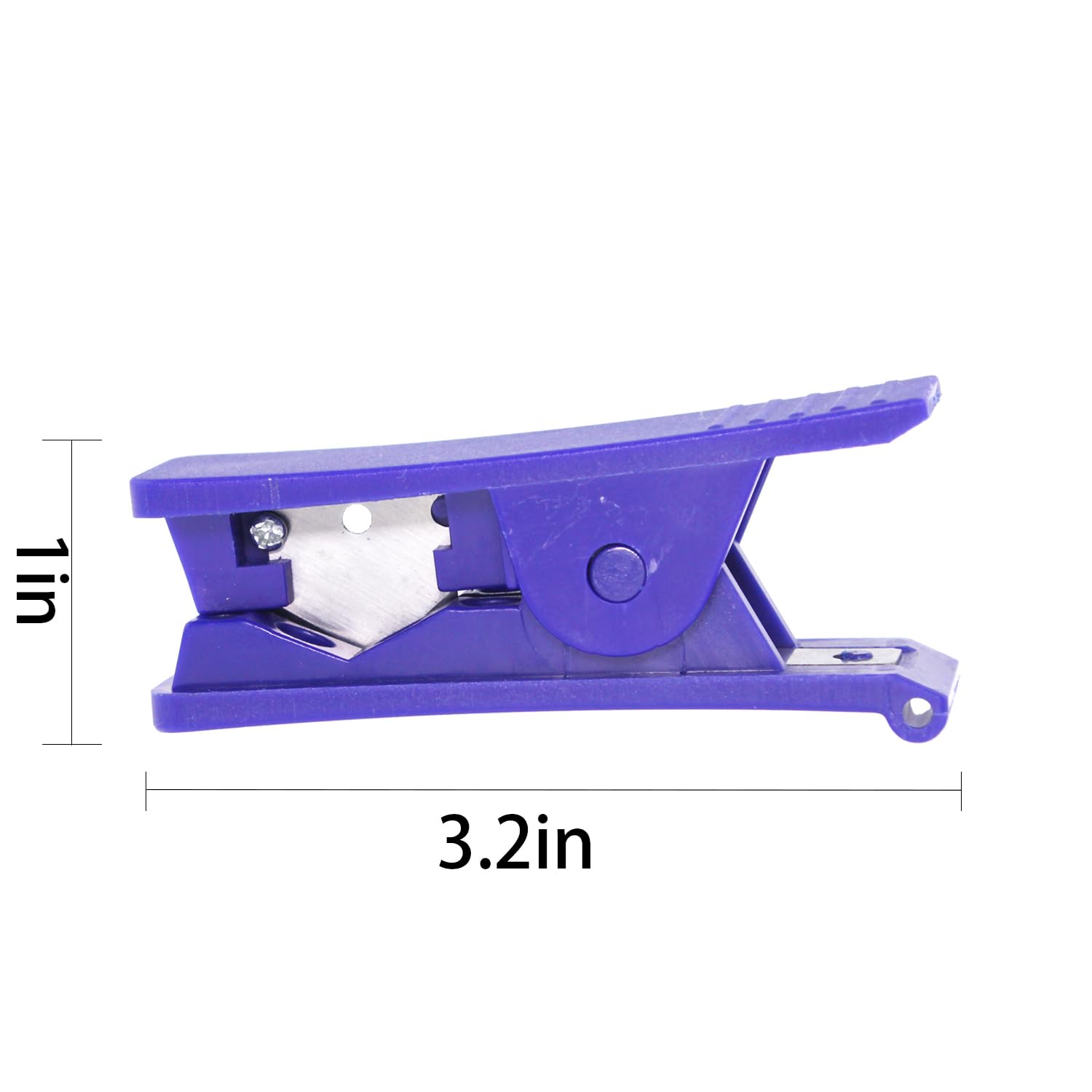 TAODAN 2PCS 3.2x0.92x1inch Pipe Cutting Tool PTFE Plastic Pipe Cutter Hose Cutter Pipe Cutter Suitable for PU PE Nylon and PVC Pipe