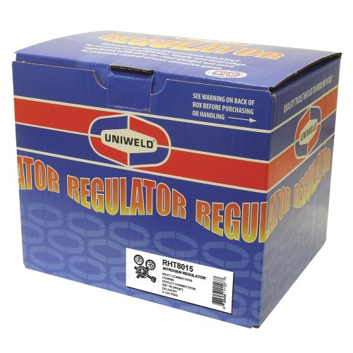 Uniweld Rht8015 Medium/Heavy Duty Two Stage Nitrogen Regulator With Cga580 Inlet #TOP3