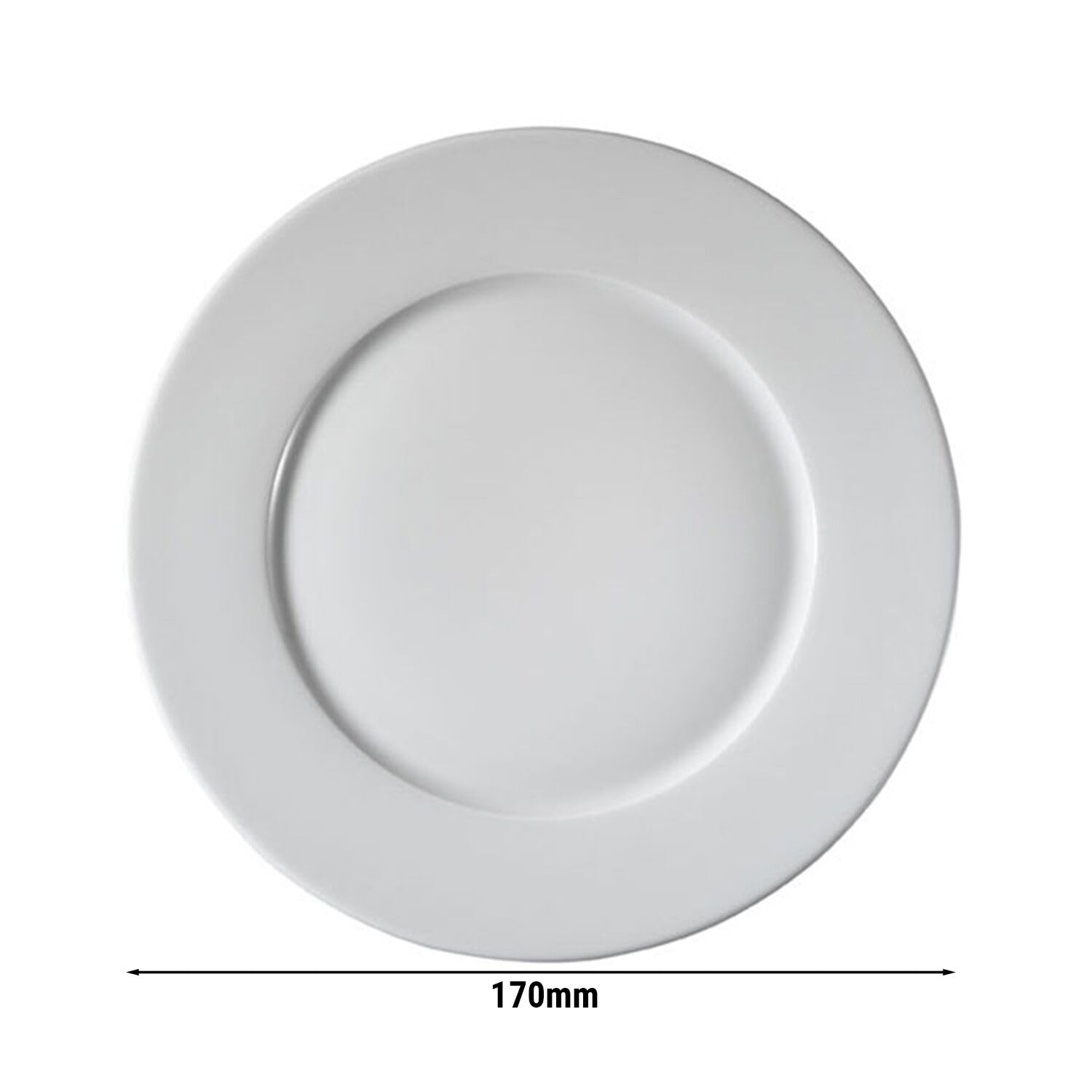 GGM Gastro | SUTPK17#24 | (24 Stück) PERA Weiß - Suppenuntertasse - Ø 170mm - Weiß